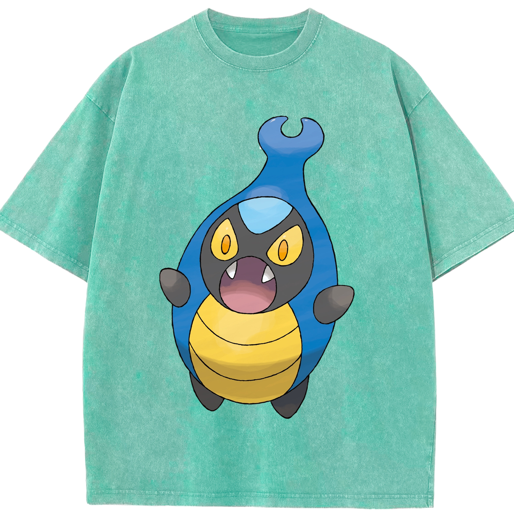 （画像用） ポケットモンスター Pokémon 綿100% ヴィンテージ風 半袖Tシャツ（フロントプリント）